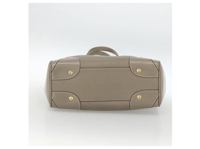 LOUIS VUITTON Borsa a Mano Suhari Majestu Grigia M95652 LV Auth ARZ381 Marrone - vista 5