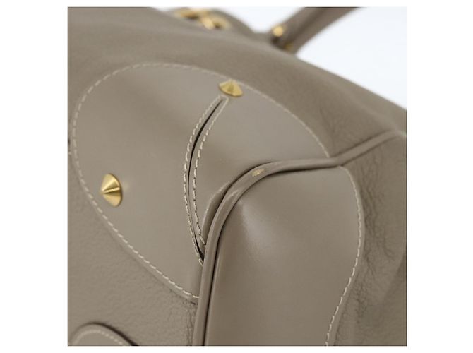 LOUIS VUITTON Borsa a Mano Suhari Majestu Grigia M95652 LV Auth ARZ381 Marrone - vista 9