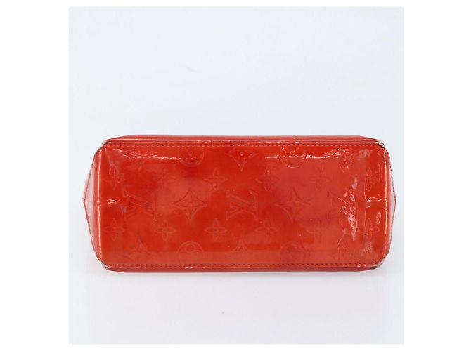 LOUIS VUITTON Monogram Vernis Reade PM Borsa a Mano Rossa M91088 LV Auth mr2154 Rosso - vista 5