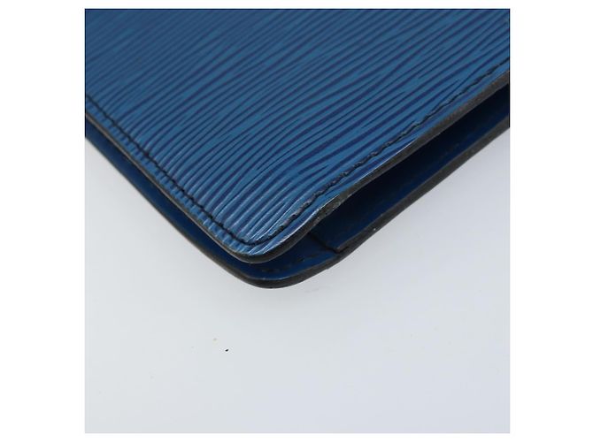 LOUIS VUITTON Clutch Montaigne 23 Epi Blu M52665 LV Auth ep13746 - vista 14