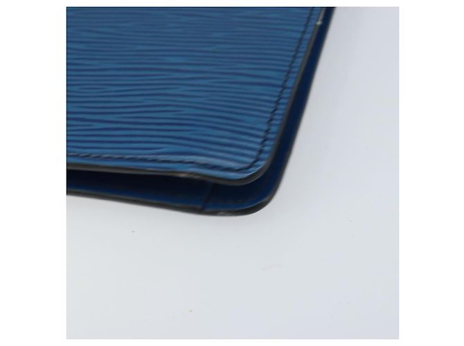LOUIS VUITTON Clutch Montaigne 23 Epi Blu M52665 LV Auth ep13746 - vista 7