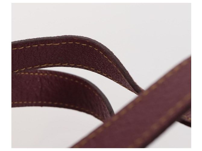 Bamboo Zaino in Bambù GUCCI Camoscio Viola Oro 003 1705 0030 Auth BA10642 D'oro Porpora - vista 10