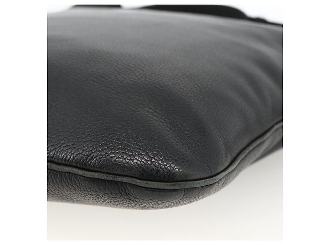 LOEWE Borsa a Spalla Anagram Pelle Nera Argento Auth BSZ239 Nero - vista 15