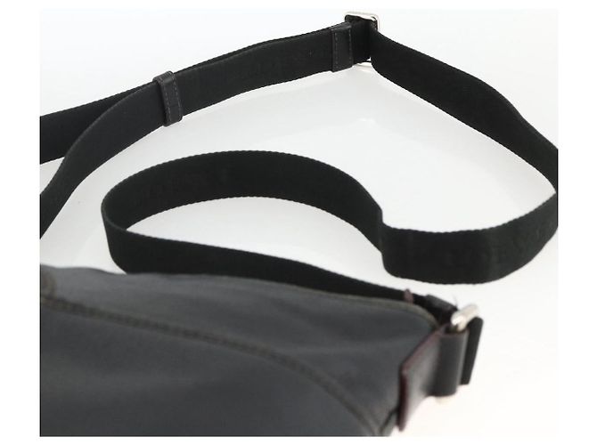 LOEWE Borsa a Spalla Anagram Pelle Nera Argento Auth BSZ239 Nero - vista 8