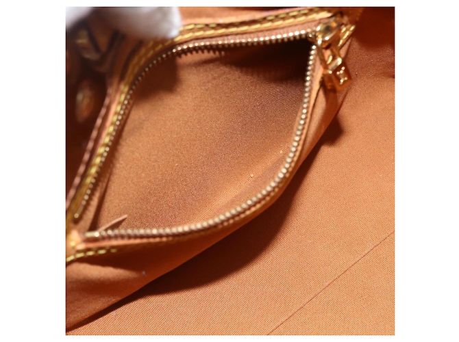 LOUIS VUITTON Monogram Vernis Reade PM Borsa a Mano Bronzo M91146 LV Auth ARZ321 - vista 20