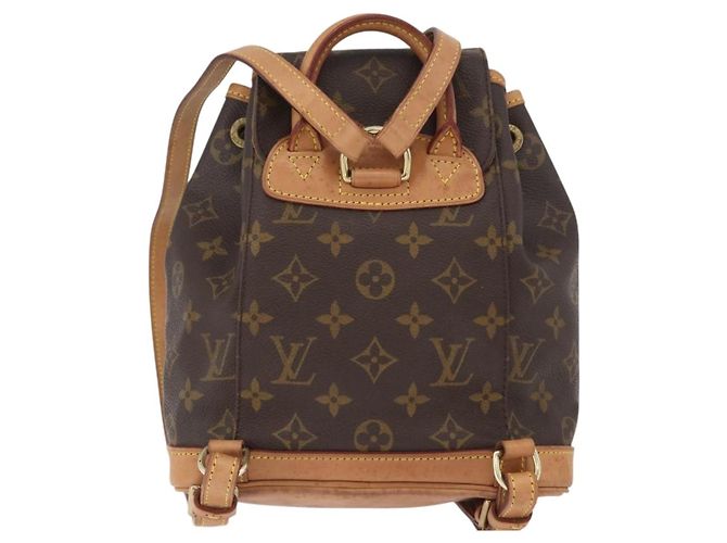 LOUIS VUITTON Monogram Montsouris PM Rucksack M51137 LV Auth LNZ202V Monogramm - Ansicht 2