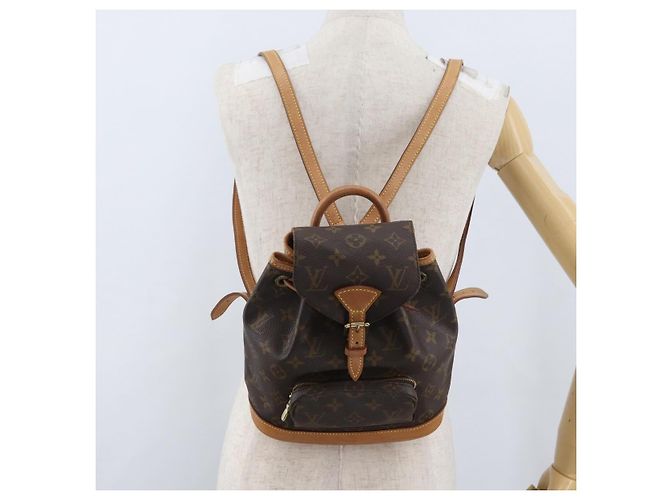 LOUIS VUITTON Monogram Montsouris PM Rucksack M51137 LV Auth LNZ202V Monogramm - Ansicht 27