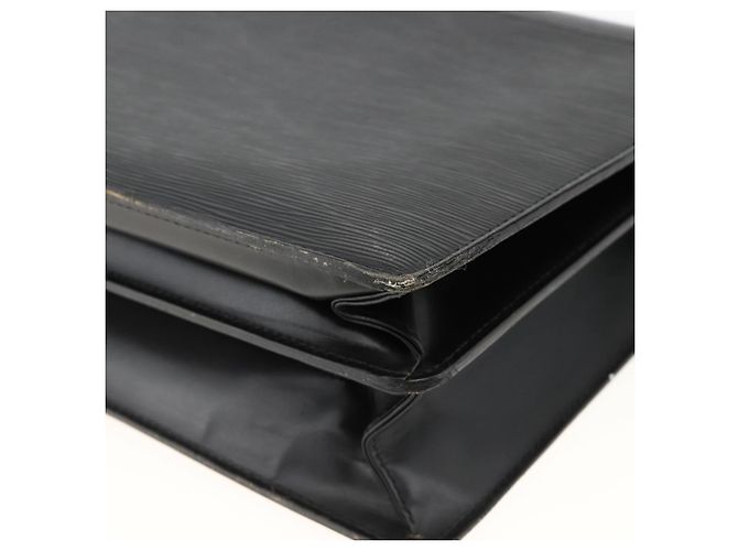 LOUIS VUITTON Epi ServietteConsigliere Borsa Business Nera M54422 LV Auth BA11466 Nero - vista 15