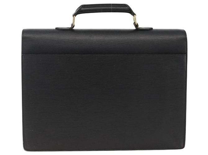 LOUIS VUITTON Epi ServietteConsigliere Borsa Business Nera M54422 LV Auth BA11466 Nero - vista 2