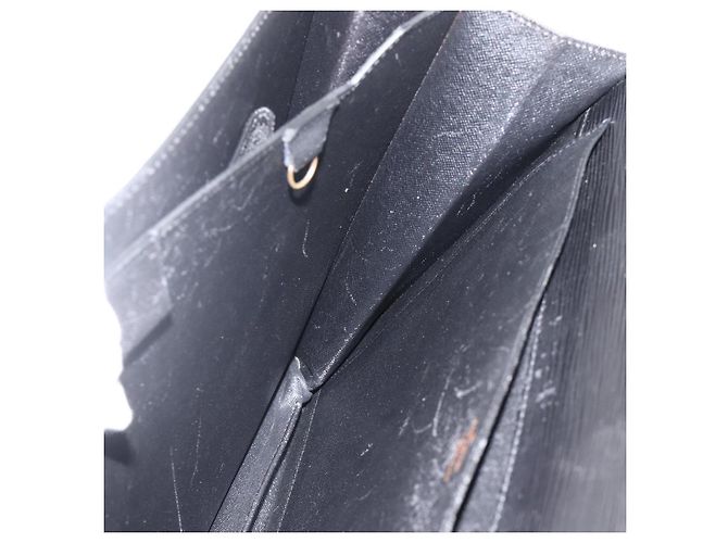 LOUIS VUITTON Epi ServietteConsigliere Borsa Business Nera M54422 LV Auth BA11466 Nero - vista 20