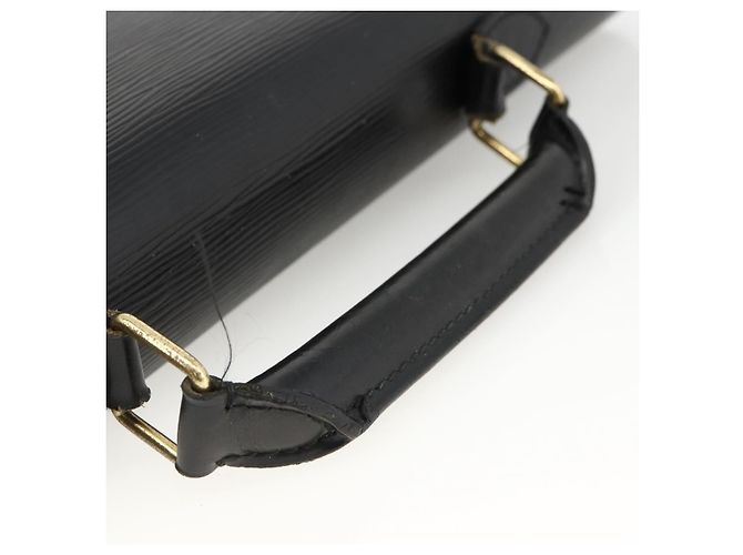 LOUIS VUITTON Epi ServietteConsigliere Borsa Business Nera M54422 LV Auth BA11466 Nero - vista 7