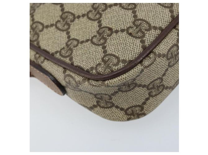 Gucci Borsa a Spalla GG Supreme PVC Beige Oro 007 14 6428 Auth ep13817 D'oro - vista 11