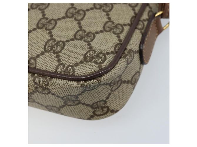 Gucci Borsa a Spalla GG Supreme PVC Beige Oro 007 14 6428 Auth ep13817 D'oro - vista 12