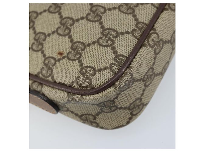 Gucci Borsa a Spalla GG Supreme PVC Beige Oro 007 14 6428 Auth ep13817 D'oro - vista 13