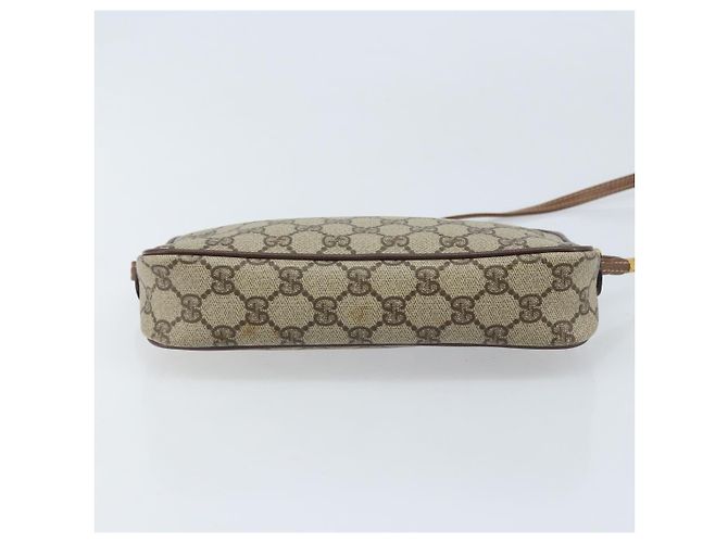 Gucci Borsa a Spalla GG Supreme PVC Beige Oro 007 14 6428 Auth ep13817 D'oro - vista 9