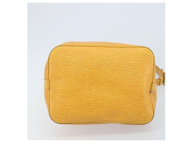 Noe LOUIS VUITTON Borsa a Spalla Petit Noé Epi Gialla M44109 LV Auth ka3115 Giallo - vista 5