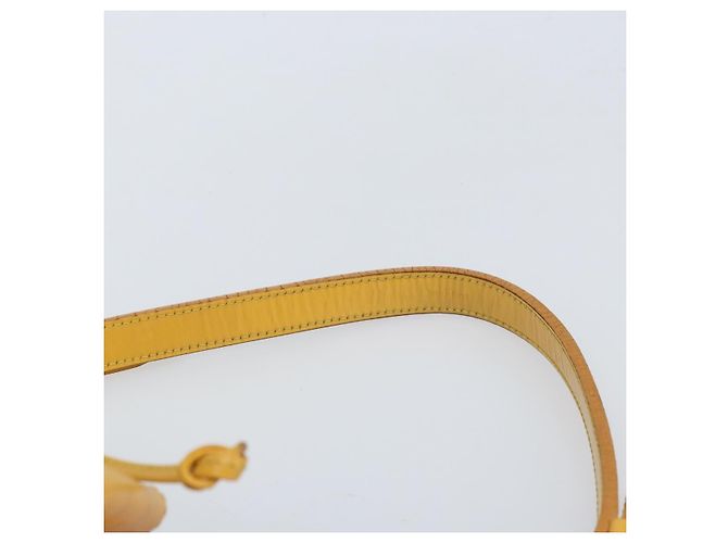 Noe LOUIS VUITTON Borsa a Spalla Petit Noé Epi Gialla M44109 LV Auth ka3115 Giallo - vista 8