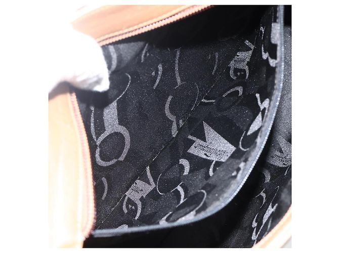 Borsa a Spalla Salvatore Ferragamo in Pelle Marrone Oro Auth ka3200 D'oro - vista 20