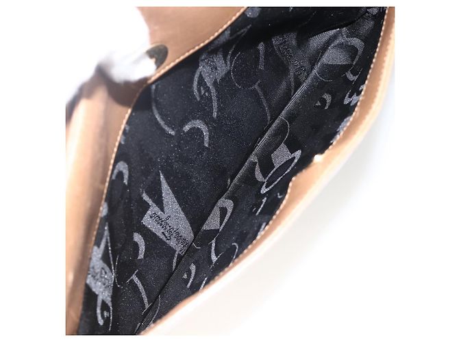 Borsa a Spalla Salvatore Ferragamo in Pelle Marrone Oro Auth ka3200 D'oro - vista 21
