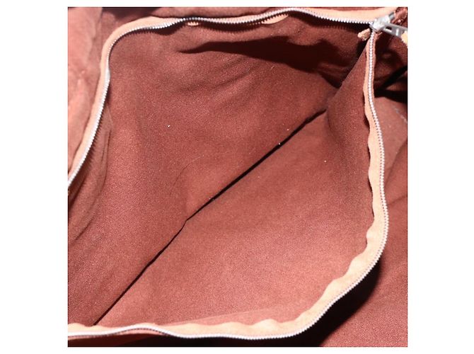 Hermès HERMES Fourre ToutMM Borsa a Mano in Tela Marrone Auth BA11462 - vista 18