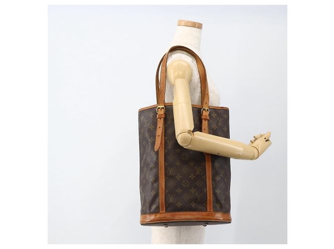 LOUIS VUITTON Borsa a Spalla Monogram Bucket GM M42236 LV Auth BSZ151 Monogramma - vista 22