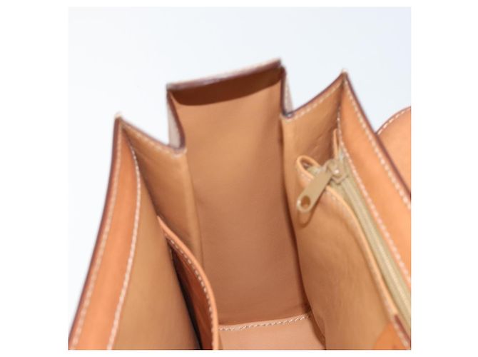 Céline Borsa a mano in tela Macadam CELINE PVC 2 in 1 Beige Oro Auth BSZ537A D'oro - vista 23