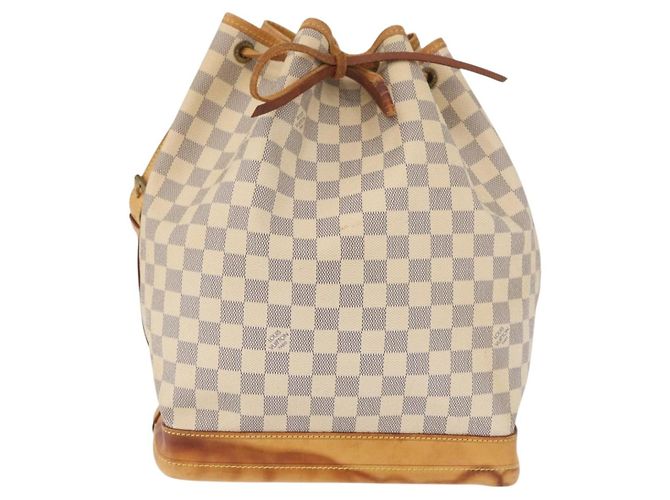 LOUIS VUITTON Borsa a Spalla Noe Damier Azur N42222 LV Auth LNZ751A - vista 13