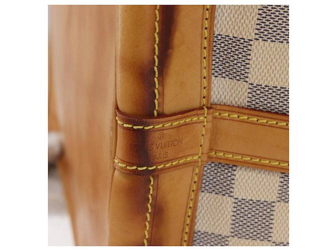 LOUIS VUITTON Borsa a Spalla Noe Damier Azur N42222 LV Auth LNZ751A - vista 18