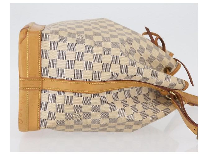 LOUIS VUITTON Borsa a Spalla Noe Damier Azur N42222 LV Auth LNZ751A - vista 3
