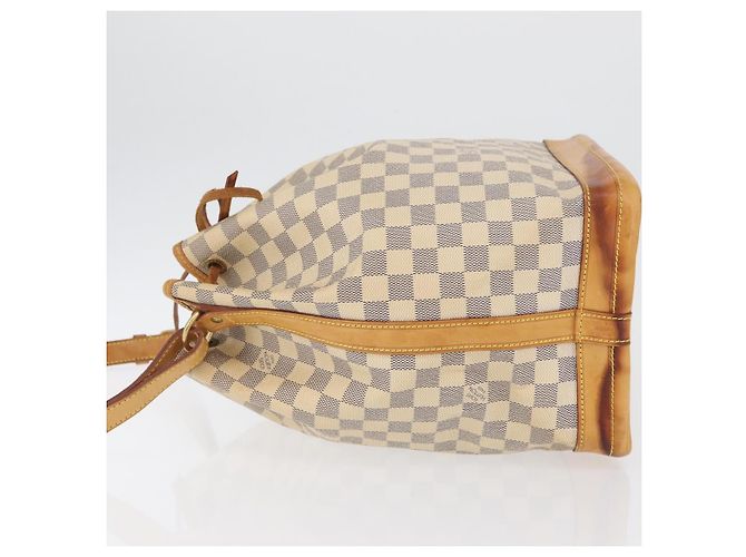 LOUIS VUITTON Borsa a Spalla Noe Damier Azur N42222 LV Auth LNZ751A - vista 4