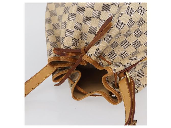 LOUIS VUITTON Borsa a Spalla Noe Damier Azur N42222 LV Auth LNZ751A - vista 6