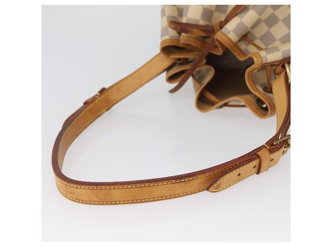 LOUIS VUITTON Borsa a Spalla Noe Damier Azur N42222 LV Auth LNZ751A - vista 7