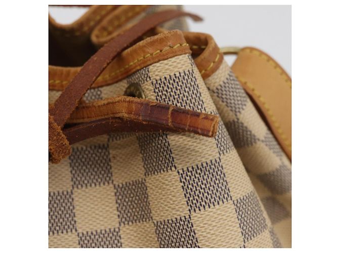 LOUIS VUITTON Borsa a Spalla Noe Damier Azur N42222 LV Auth LNZ751A - vista 9