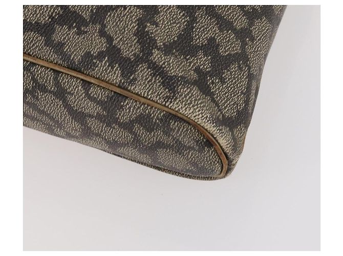Saint Laurent Borsa Tote in PVC 2 pezzi Grigia Auth fm5232 Marrone - vista 18
