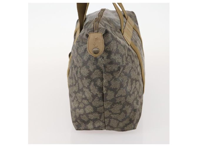 Saint Laurent Borsa Tote in PVC 2 pezzi Grigia Auth fm5232 Marrone - vista 4