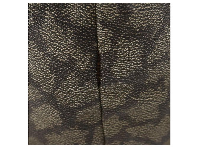 Saint Laurent Borsa Tote in PVC 2 pezzi Grigia Auth fm5232 Marrone - vista 5