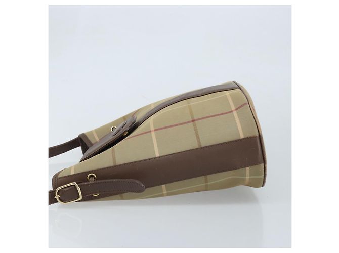 Borsa a Spalla Burberrys Nova Check Beige Oro Auth mr2149 D'oro - vista 4