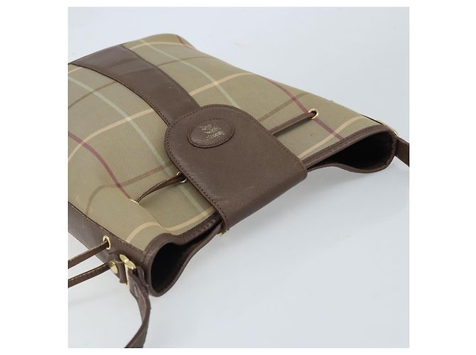 Borsa a Spalla Burberrys Nova Check Beige Oro Auth mr2149 D'oro - vista 6