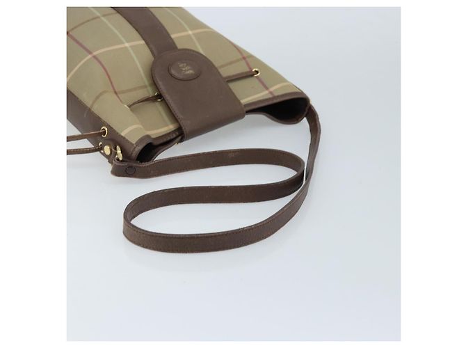 Borsa a Spalla Burberrys Nova Check Beige Oro Auth mr2149 D'oro - vista 7