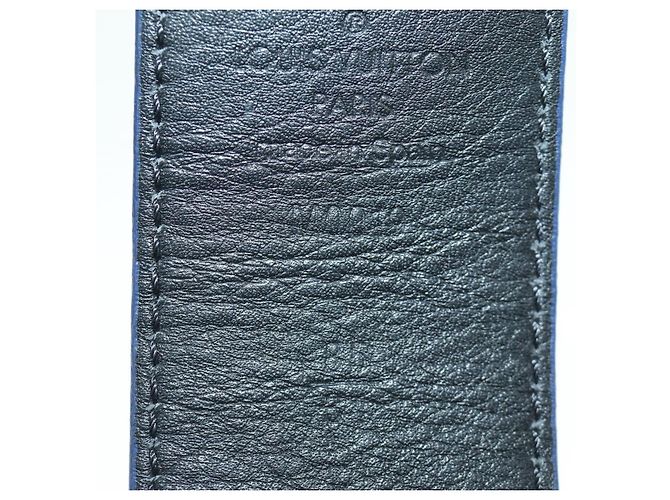 LOUIS VUITTON Gürtel Damier Graphite LV Bedruckte Initialen 40,2" Auth LNZ847M Damier ebene - Ansicht 15