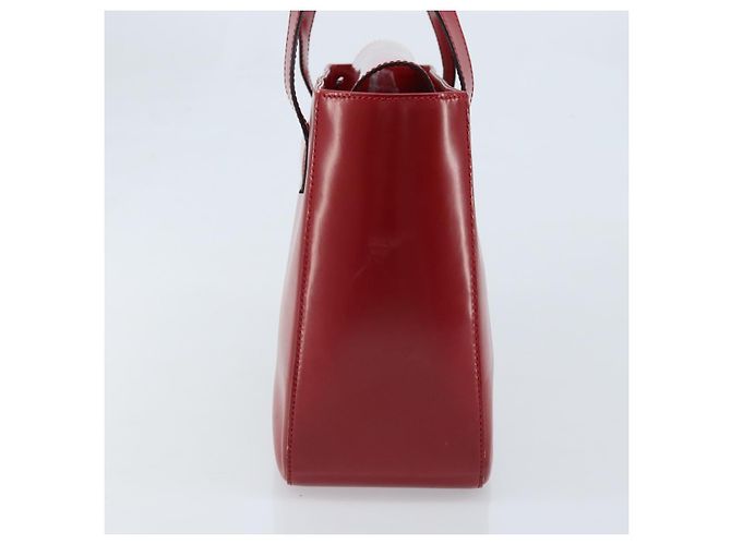 Céline Borsa a mano CELINE in pelle rossa e oro Auth ka3202 Rosso D'oro - vista 3