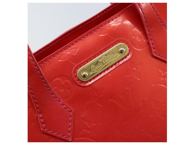 LOUIS VUITTON Borsa Wilshire Boulevard Monogram Vernis Rose Pop M93643 Auth 170093 Rosa - vista 17