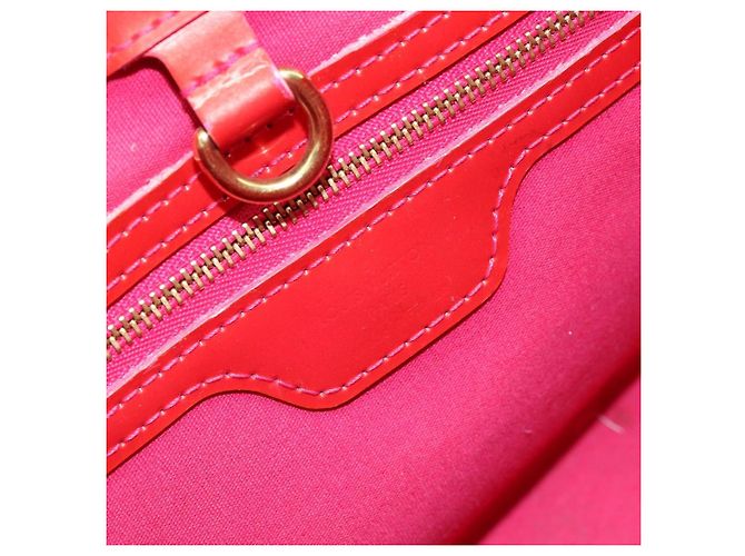 LOUIS VUITTON Borsa Wilshire Boulevard Monogram Vernis Rose Pop M93643 Auth 170093 Rosa - vista 18