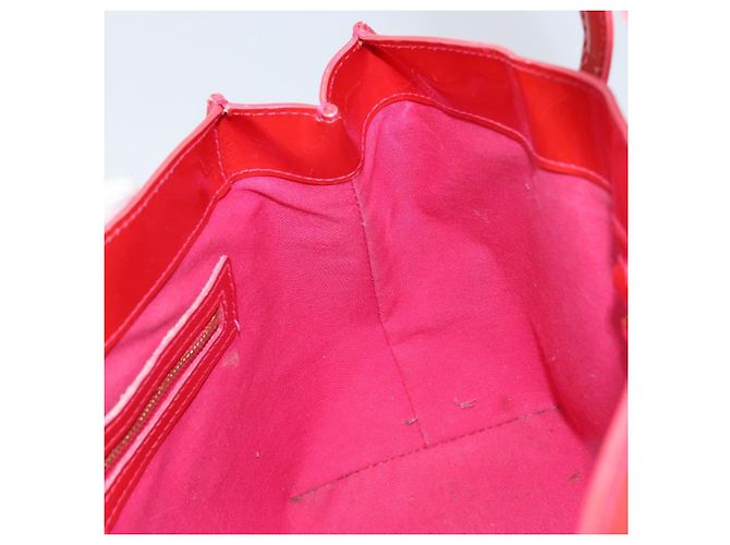 LOUIS VUITTON Borsa Wilshire Boulevard Monogram Vernis Rose Pop M93643 Auth 170093 Rosa - vista 19