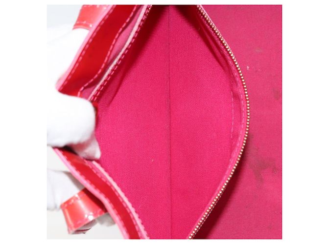LOUIS VUITTON Borsa Wilshire Boulevard Monogram Vernis Rose Pop M93643 Auth 170093 Rosa - vista 22