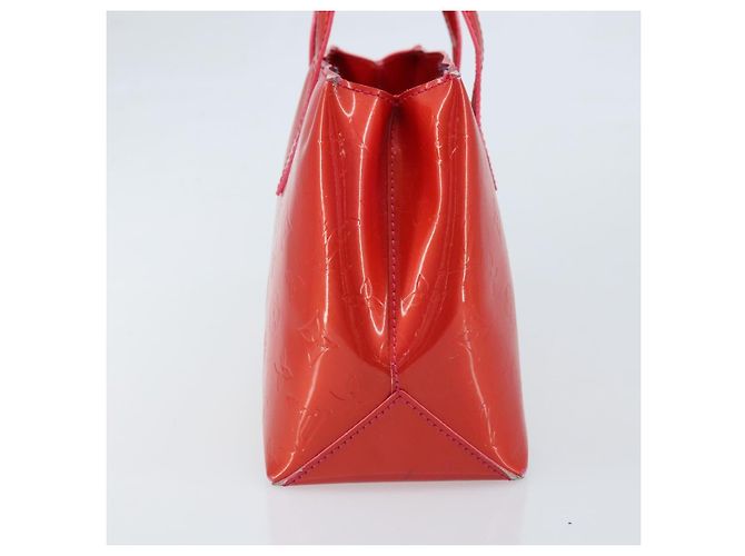 LOUIS VUITTON Borsa Wilshire Boulevard Monogram Vernis Rose Pop M93643 Auth 170093 Rosa - vista 3