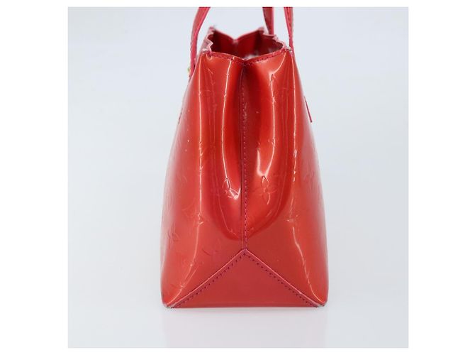 LOUIS VUITTON Borsa Wilshire Boulevard Monogram Vernis Rose Pop M93643 Auth 170093 Rosa - vista 4