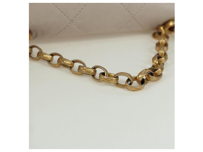 Borsa a Spalla CHANEL Chain Matelassé in Pelle di Agnello 2way Rosa Oro CC Auth ARZ510V D'oro - vista 14