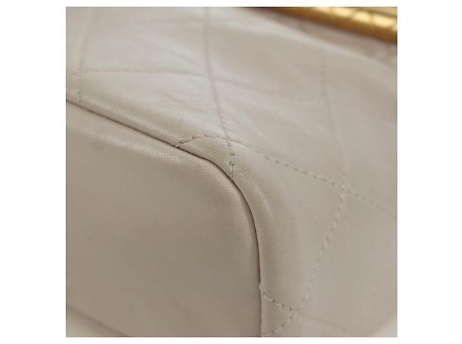 Borsa a Spalla CHANEL Chain Matelassé in Pelle di Agnello 2way Rosa Oro CC Auth ARZ510V D'oro - vista 18