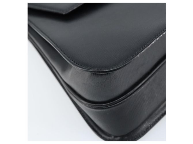 Céline Borsa a mano CELINE in pelle 2 in 1 nera e oro Auth mr2055 Nero D'oro - vista 17
